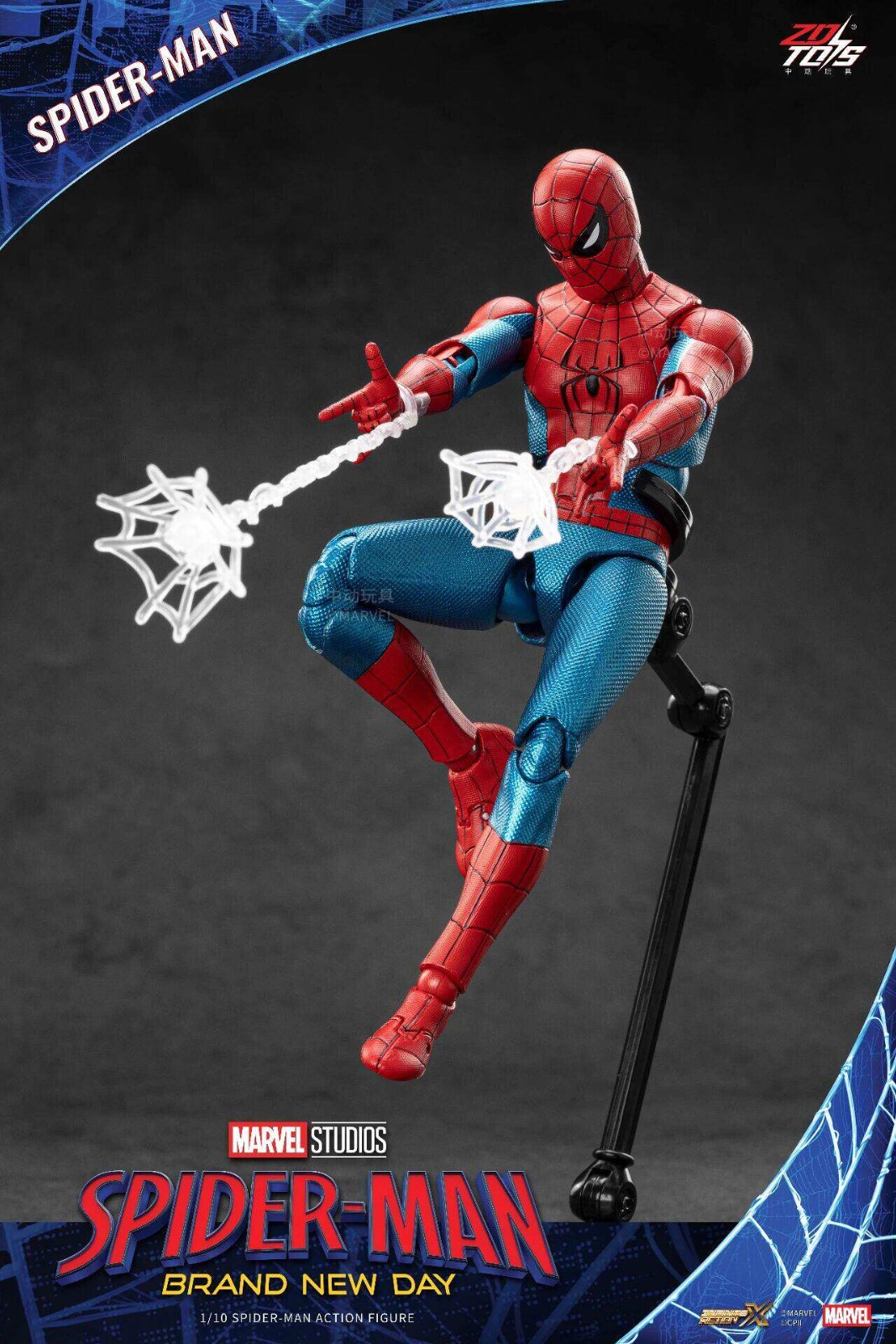 Presale ZD TOY SpiderMan Series Brand New Day Scarlet Spider Man Action Figure