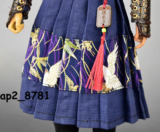 1/6 China Ming Dynasty Flying Fish Suit Cloak Hanfu Clothes F 12” Action Figure