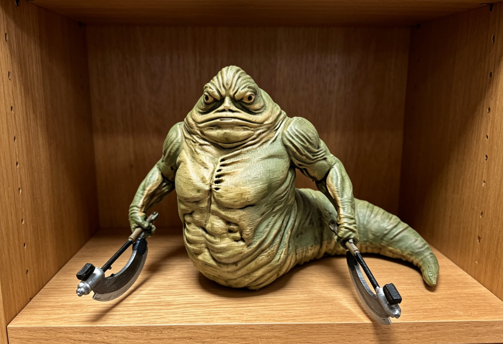 Rotta The Hutt Gladiator Custom Figurine Star Wars Inspired Hand Painted AU