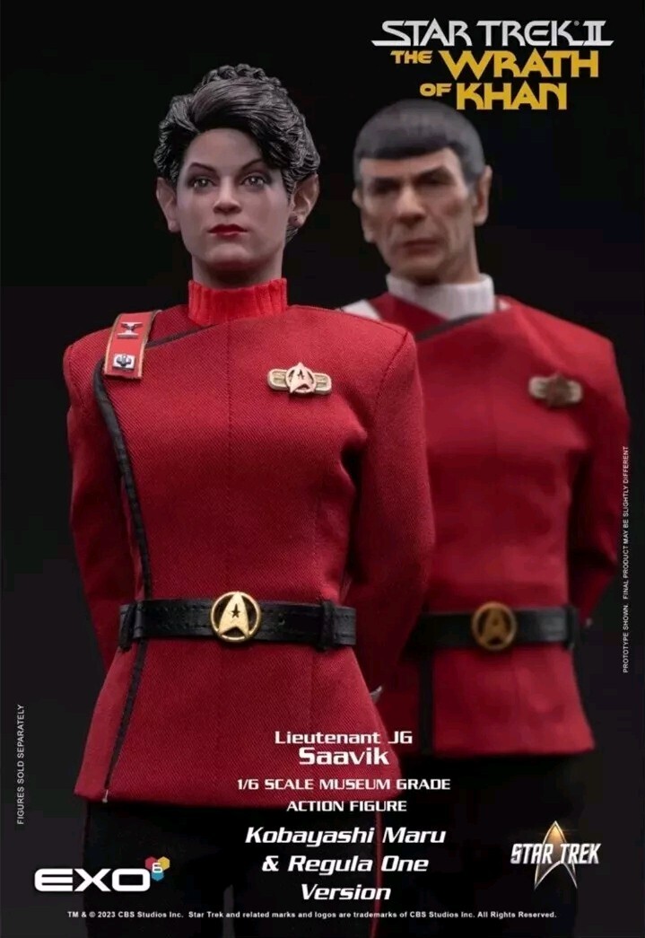 EXO-6 Lt. Saavik (Regula One) Star Trek: The Wrath of Khan 1/6 Figure SEALED