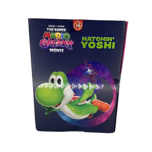 Hatchin’ Yoshi The Super Mario Galaxy Movie Nintendo Egg Interactive Figure