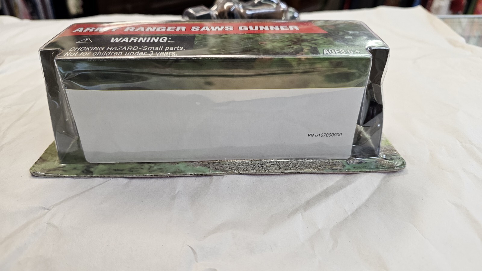 GI JOE, 2001 Army Ranger SAWS Gunner, NIB, AA, WITH HASBRO STANDARD QA CARD