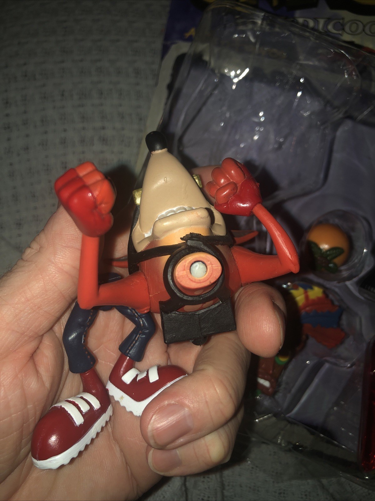 Jet Pack Crash Bandicoot Action Figure Resaurus Toy Figurine PlayStation 1998 PS