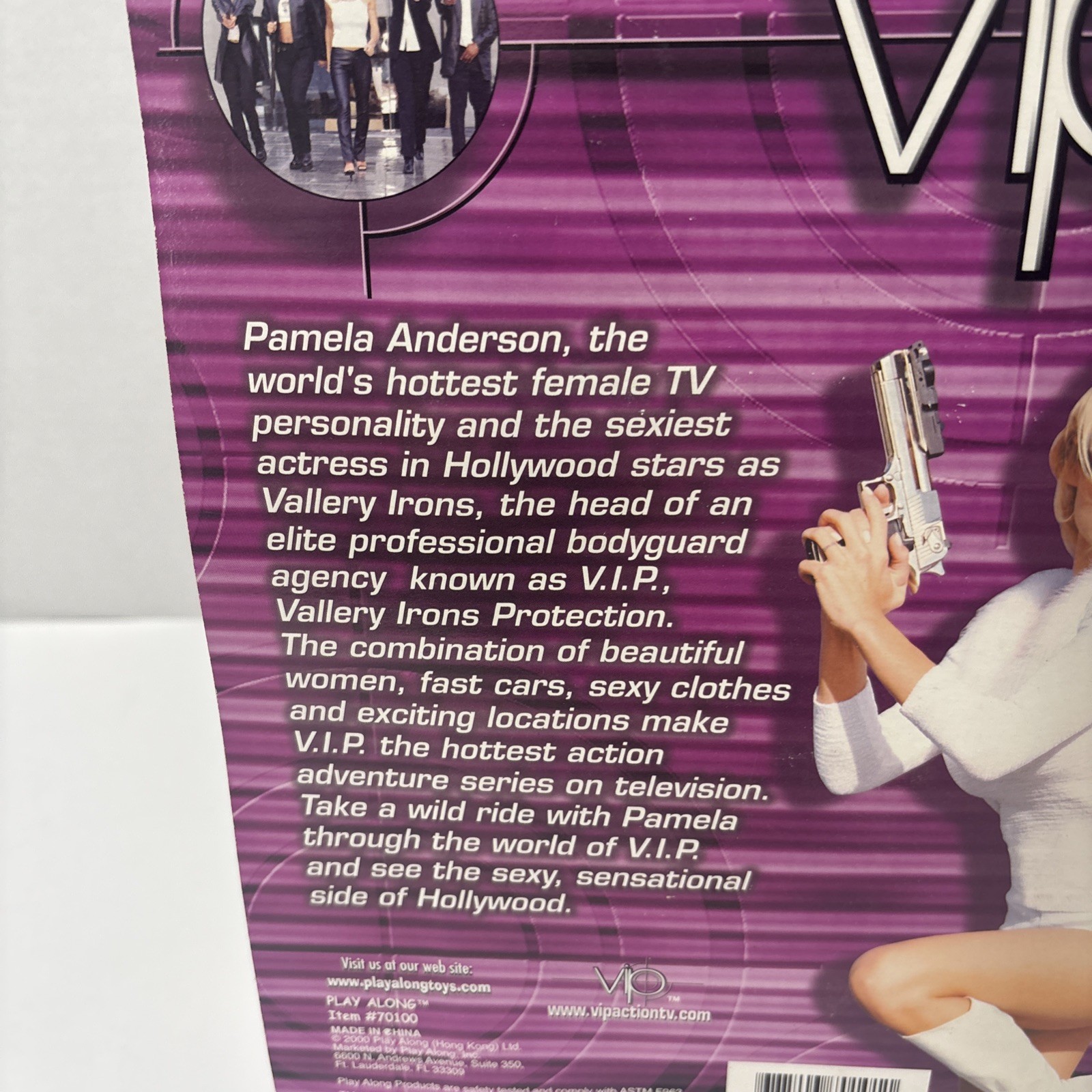 2000 PLAY ALONG–VIP TV SHOW–PAMELA ANDERSON AS VALLERY IRONS FIGURE (NEW)