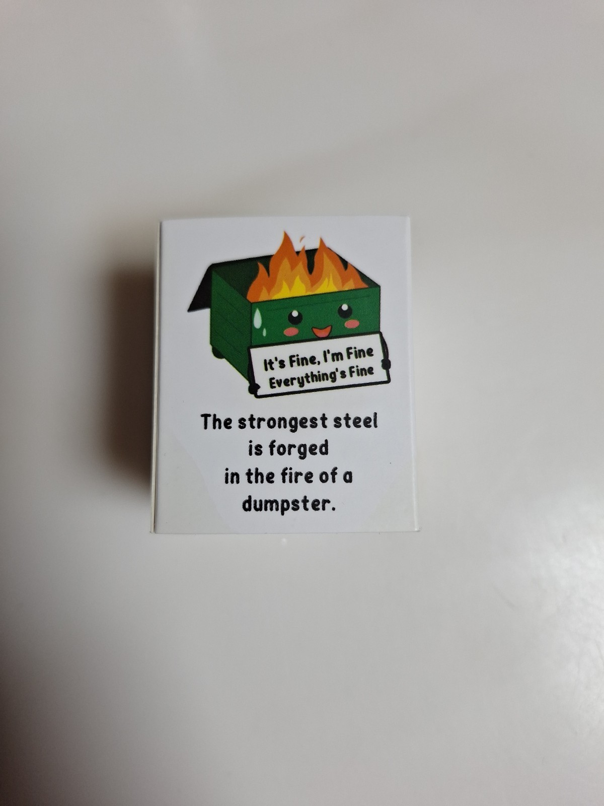 Dumpster Fire Squeeze Vinyl Figure