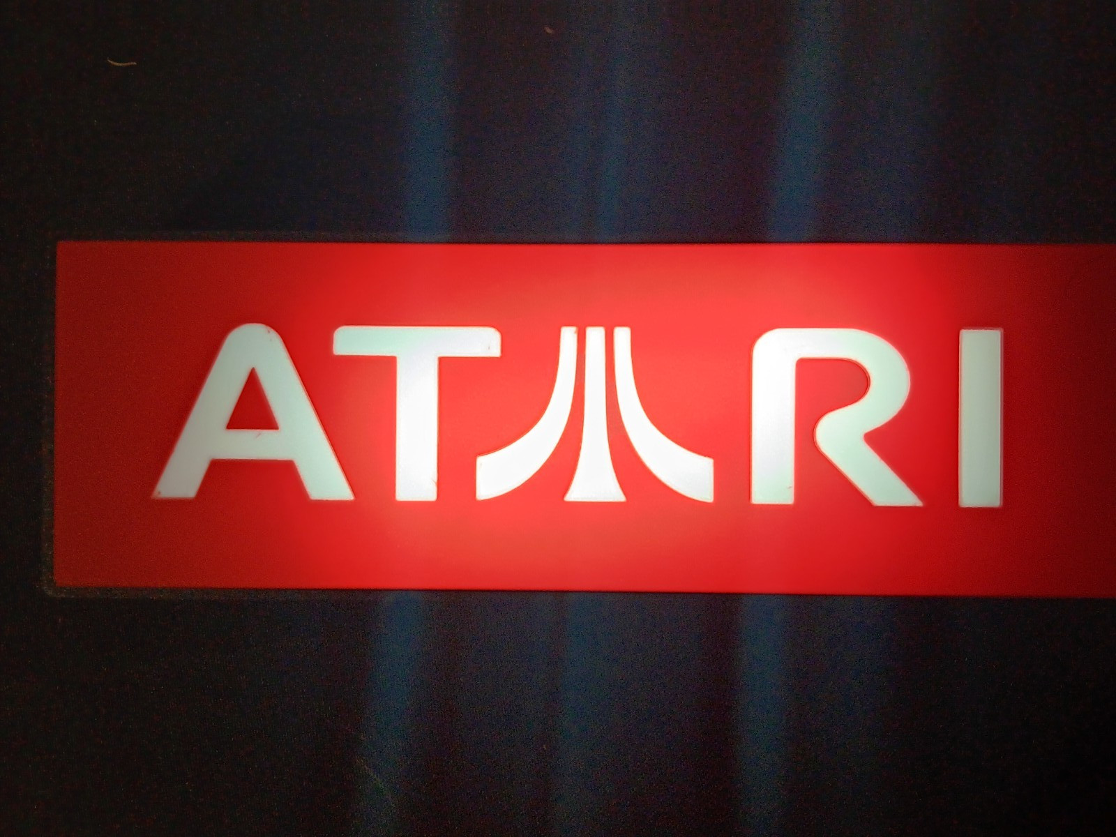 Retro ATARI 10″ Light box sign display Atari Video Games Light box sign