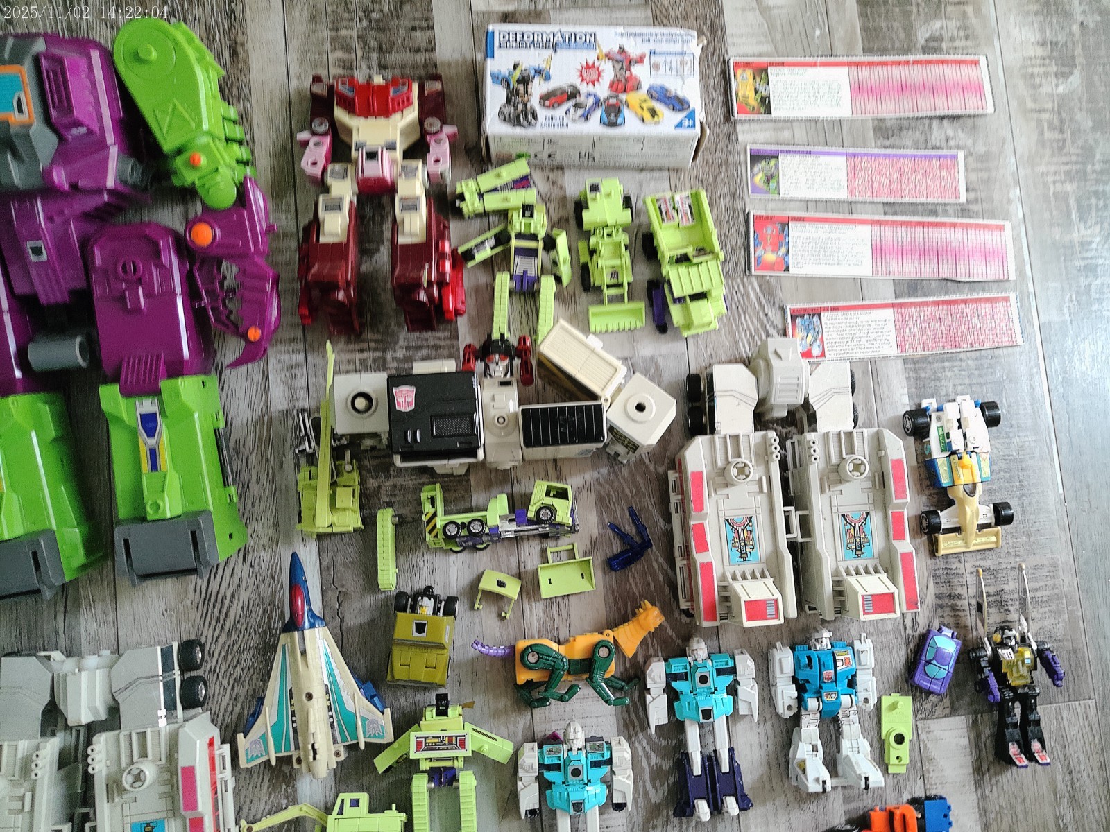 Transformers G1 Lot Scorponok Metroplex Soundwave Constructicons Insecticons
