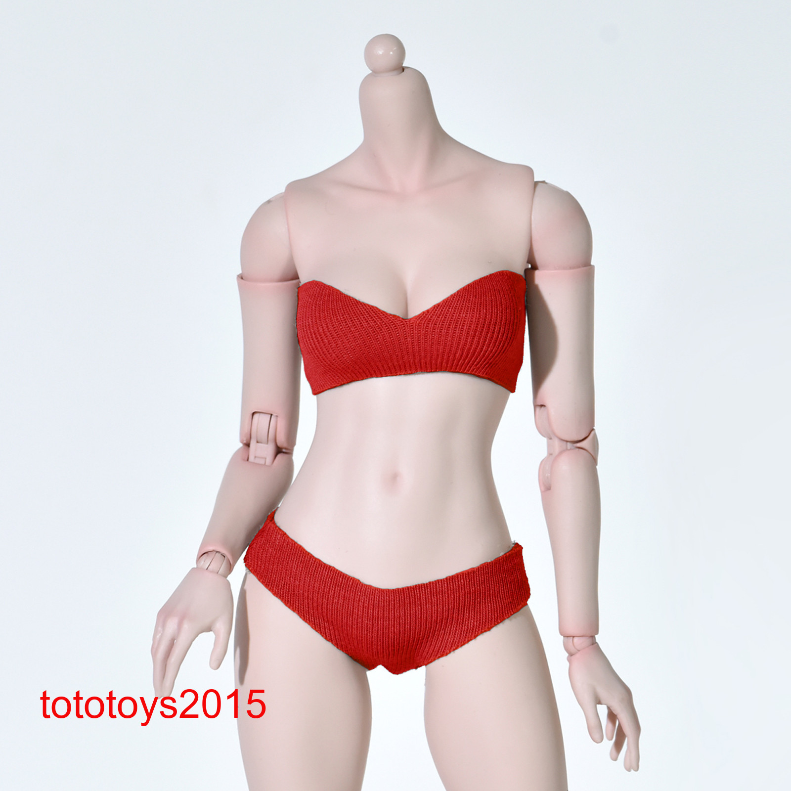 1/6 Sexy Elastic Underwear Bikini Bras Clothes For 12”Female Action Figure Body