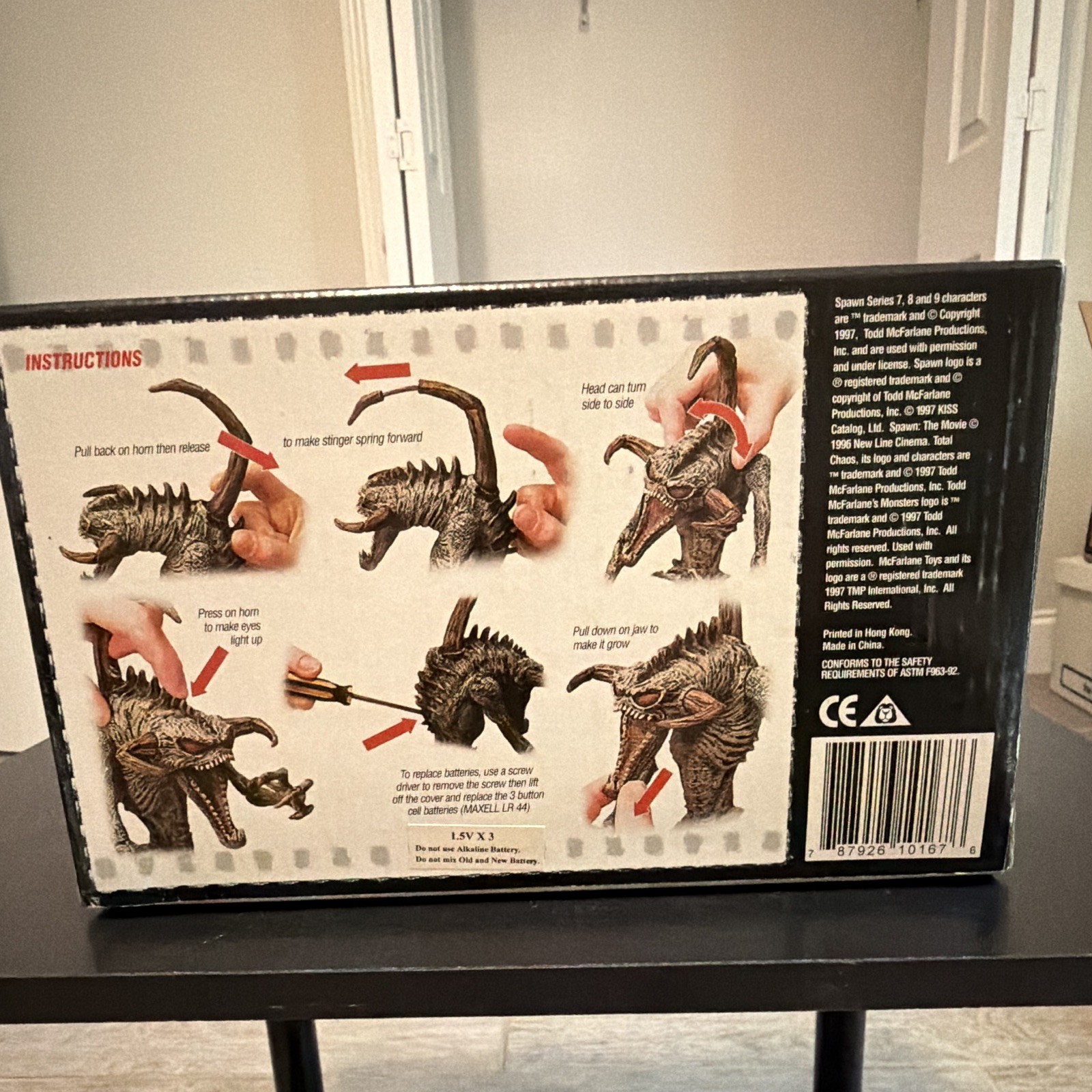 McFarlane Toys Spawn The Movie Violator Light Up Action Figure Vintage 1997