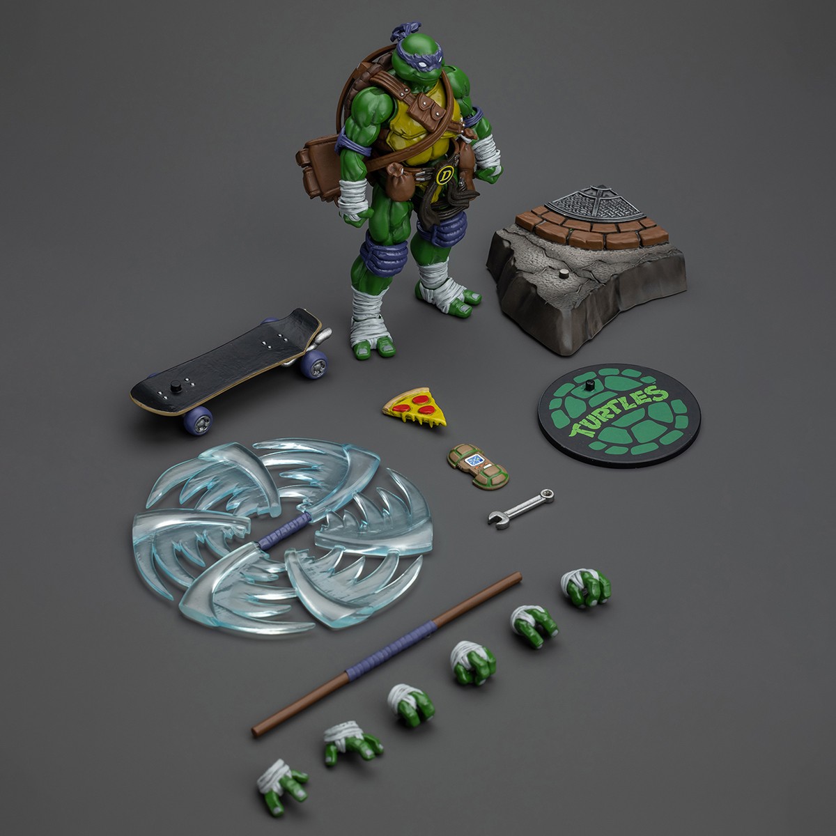 HIPLAY JOYTOY TMNT-Leonardo & Raphael 1:18 Action Figure