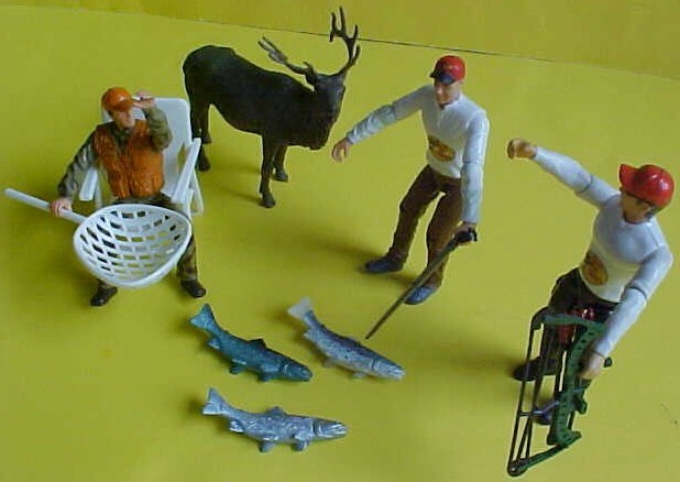 Bass Pro Shops Imagination Adventure Figures Hunting Fishing