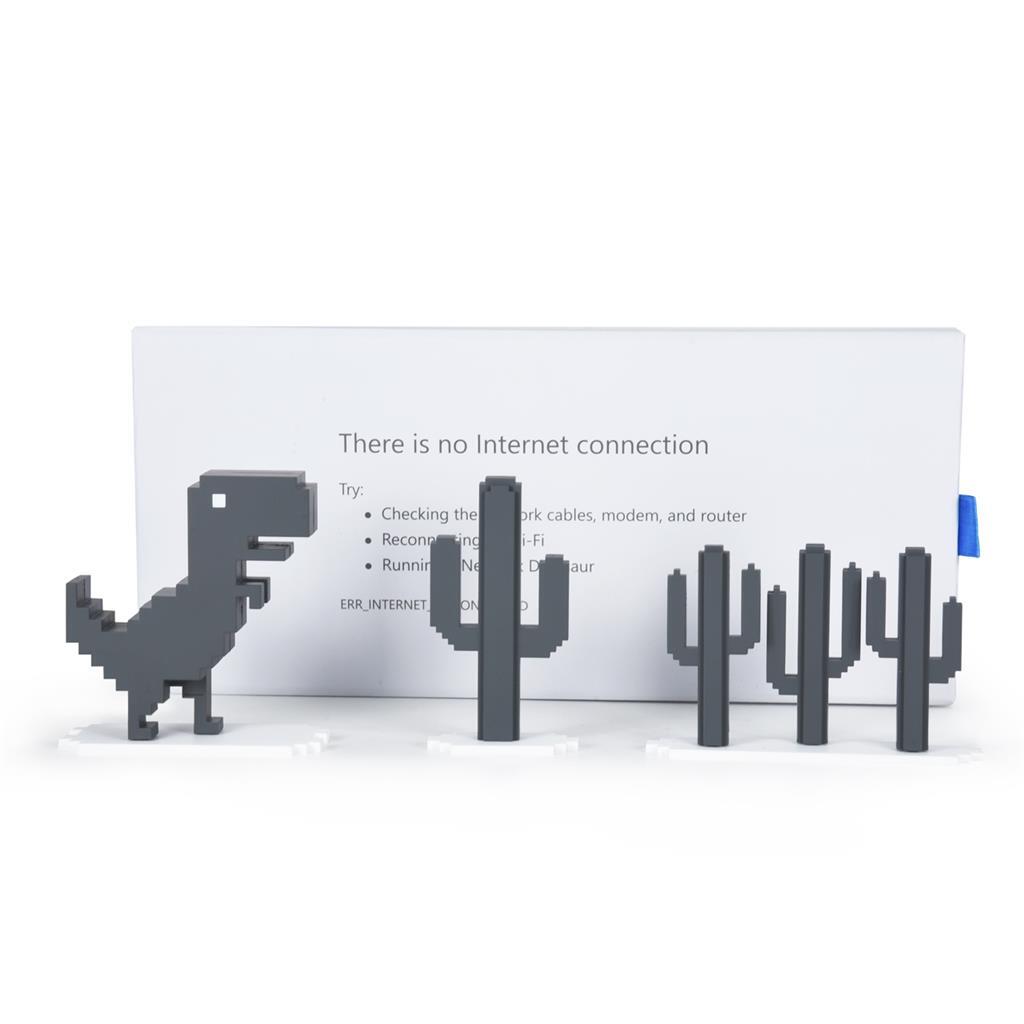 CHROME DINO STANDARD EDITION VINYL FIGURE SET BY DEAD ZEBRA