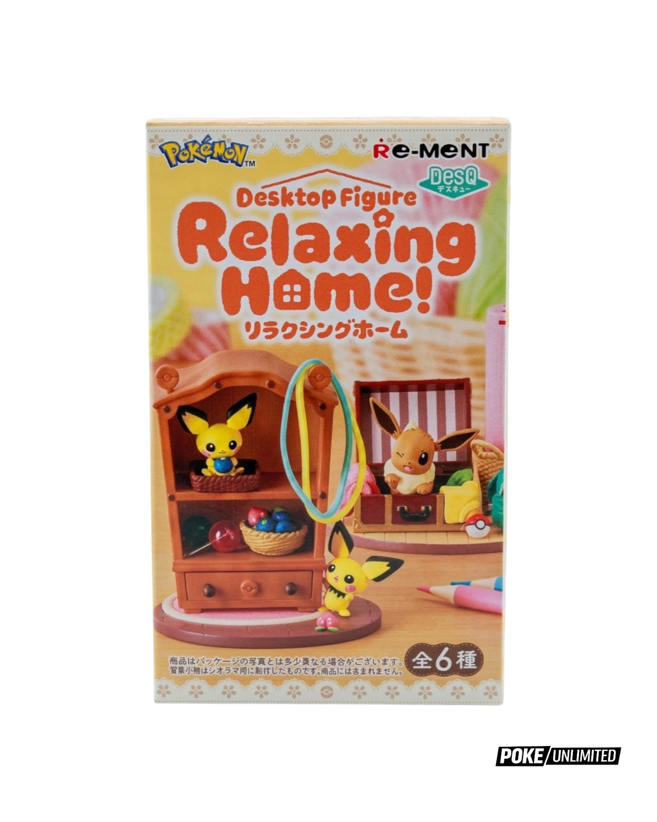Re-Ment: Pokémon – DesQ Relaxing Home Blind Box