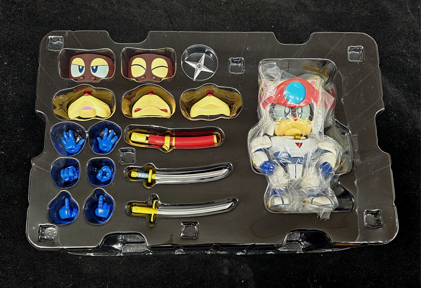 ES Gokin Samurai Pizza Cats set Yattaro / Pururum / Sukashi
