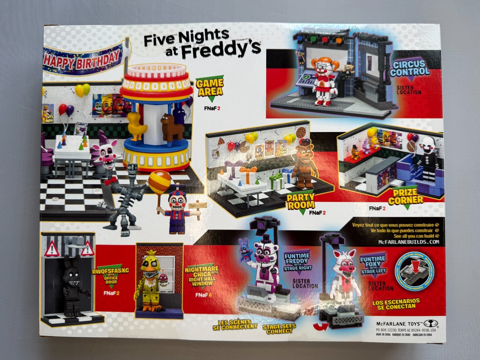 Mcfarlane Five Nights at Freddy’s PARTS and SERVICE # 12697 Construction NIB