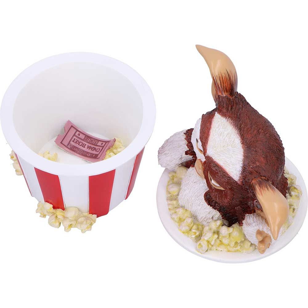 NEMESIS NOW GREMLINS GIZMO FEAST BOX 14.5 cm HAND PAINTED POLYRESIN STATUE MIB
