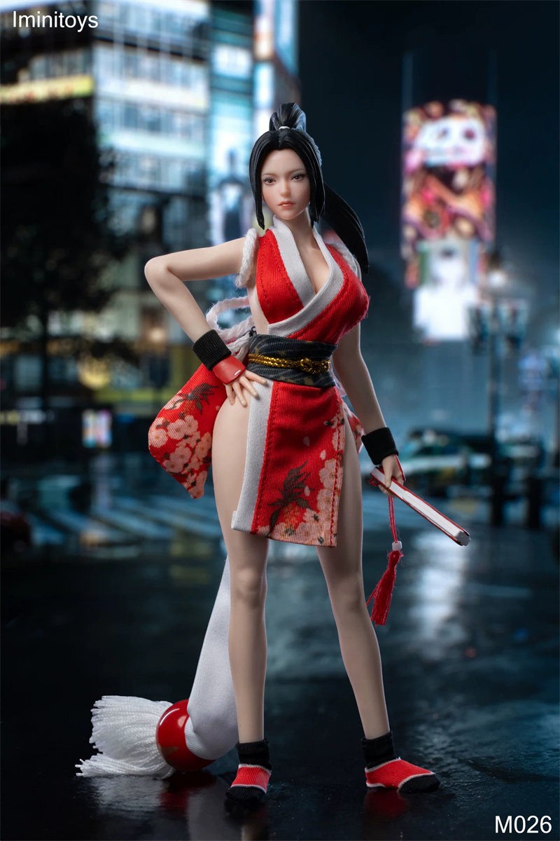 1/12 Female Fighter Shiranui Mai 6″ Action Figure Model iminitoys M026 ❶USA❶