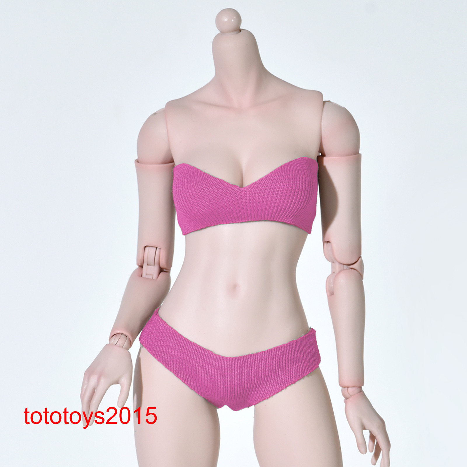 1/6 Sexy Elastic Underwear Bikini Bras Clothes For 12”Female Action Figure Body