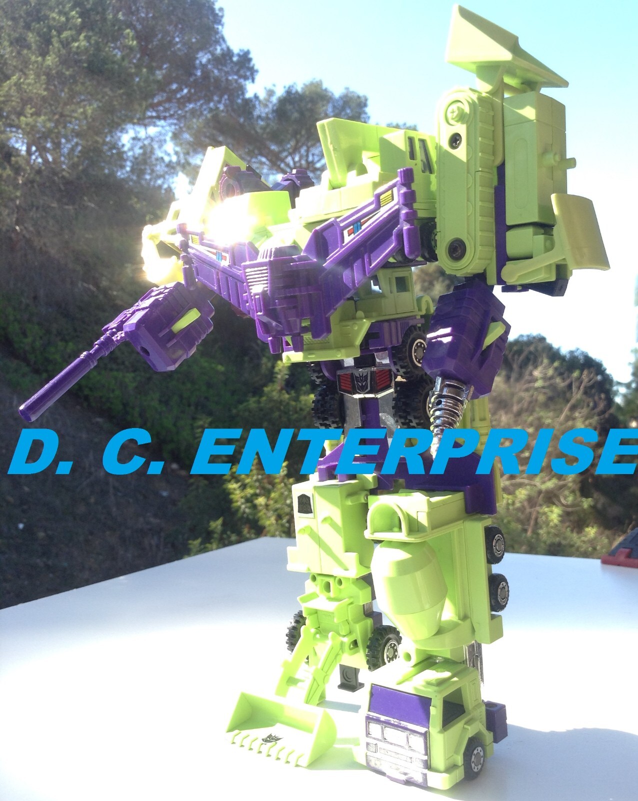 HASBRO TRANSFORMERS G1 SERIES 2  DEVASTATOR INCOMPLETE CONSTRUCTICON & PART 1985
