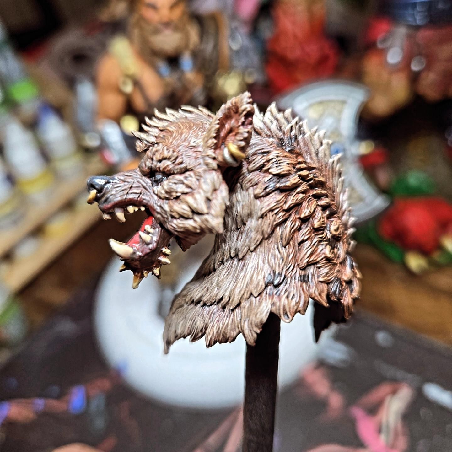 Mythic Legions Custom Hyena Berserker Head Sculpt