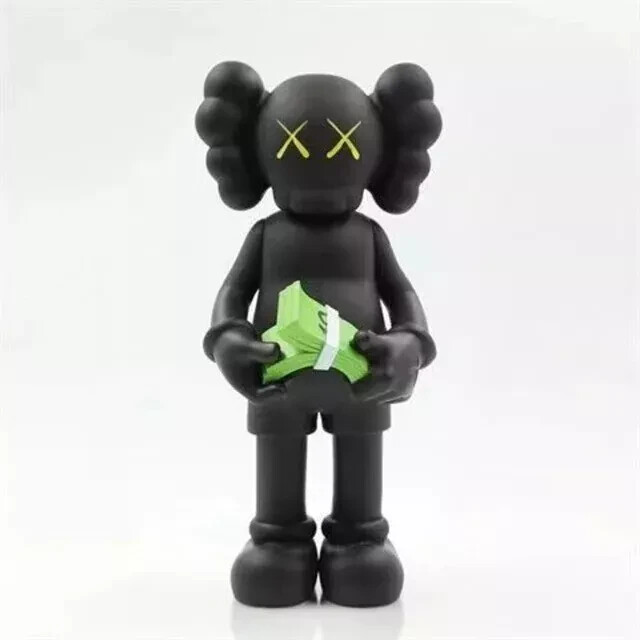 USA Seller For Kaws Fans Counting Money Action Figure Statue 12in Action Figure