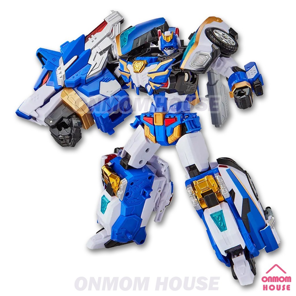 Metal Cardbot W BLUECOP W Transforming Patrol Car Robot Korean Toy 2025