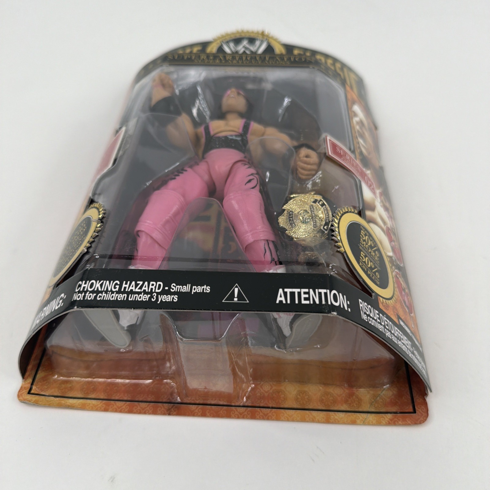 2007 Jakks Pacific WWE Deluxe Classic Series 2 Bret Hart Factory Sealed NIP