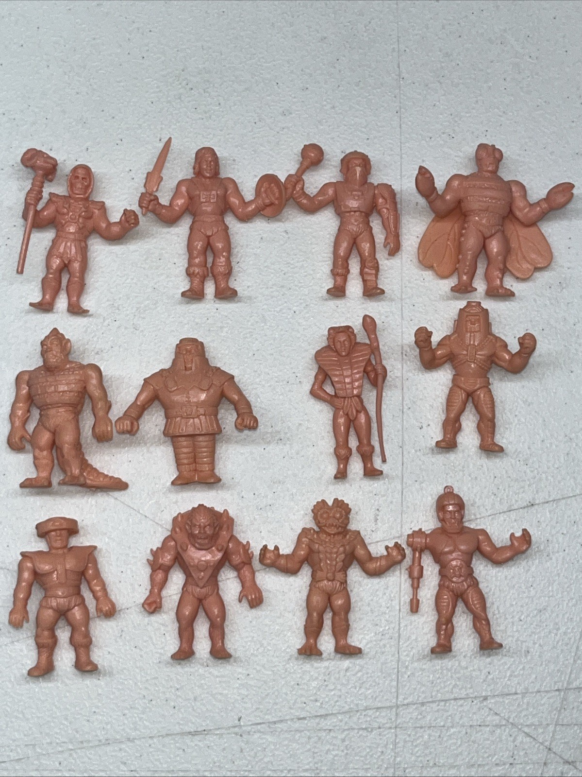 Super 7 Masters of the Universe M.U.S.C.L.E. muscle w1 full set of 12 figures