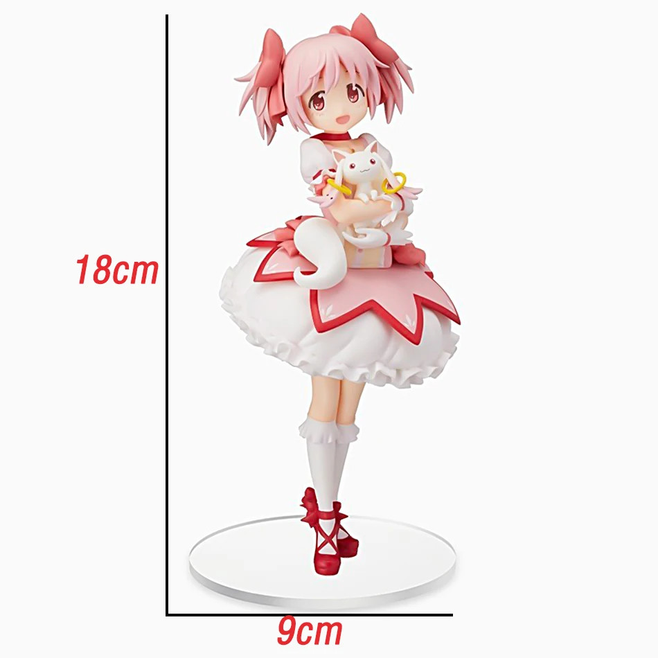 Madoka Magica 18cm Anime PVC Figure Model Doll Action Figurine Desk Toy Kid Gift