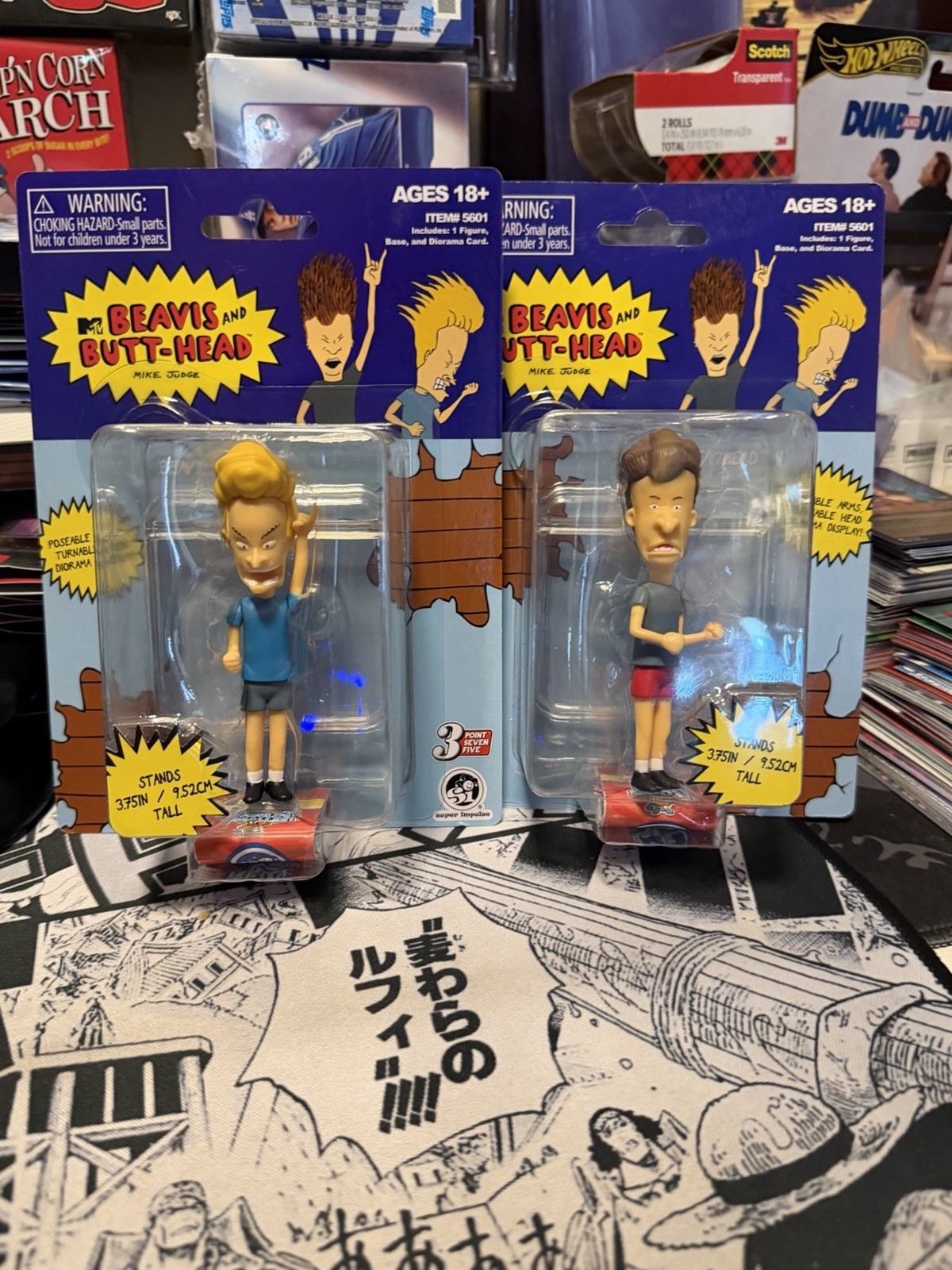 Beavis and Butt-Head 3.75” Figure Set Super Impulse 2023 MTV Mike Judge MOC