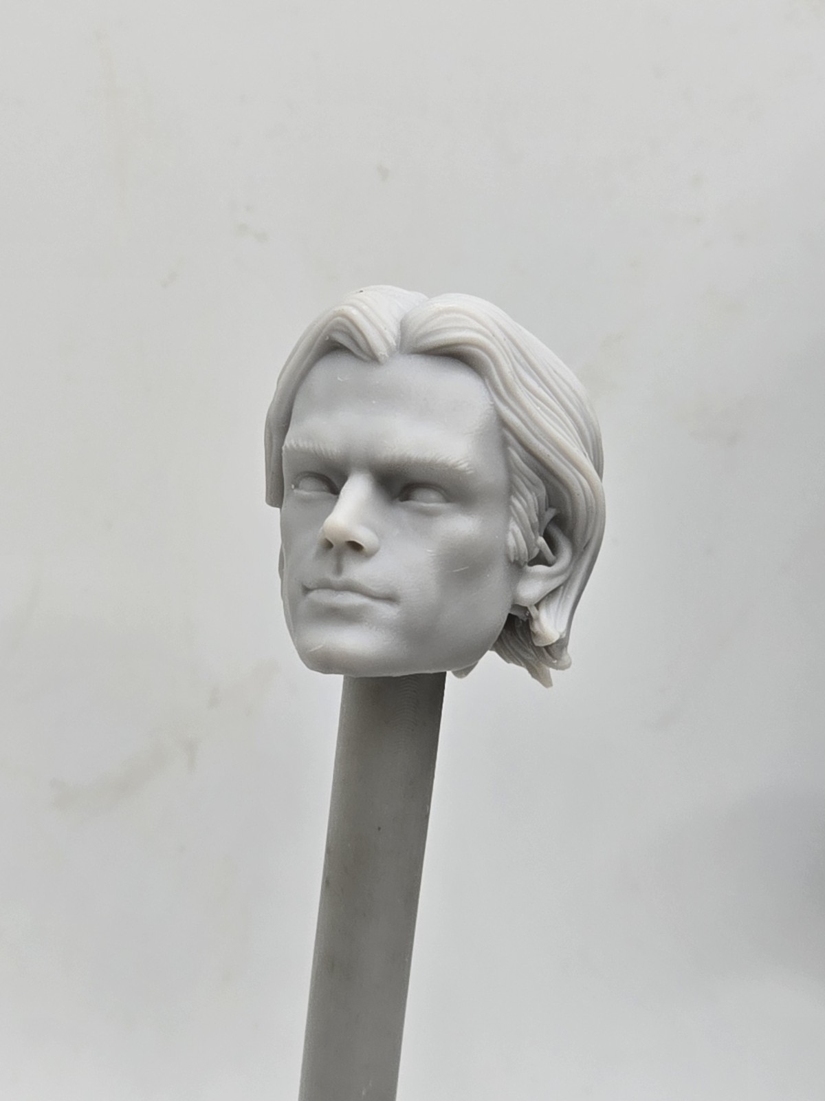 3d Print DEMON GHOST HUNTER SAM PADALECKI HEAD 1:10 7″ SELECT DC MULTIVERSE