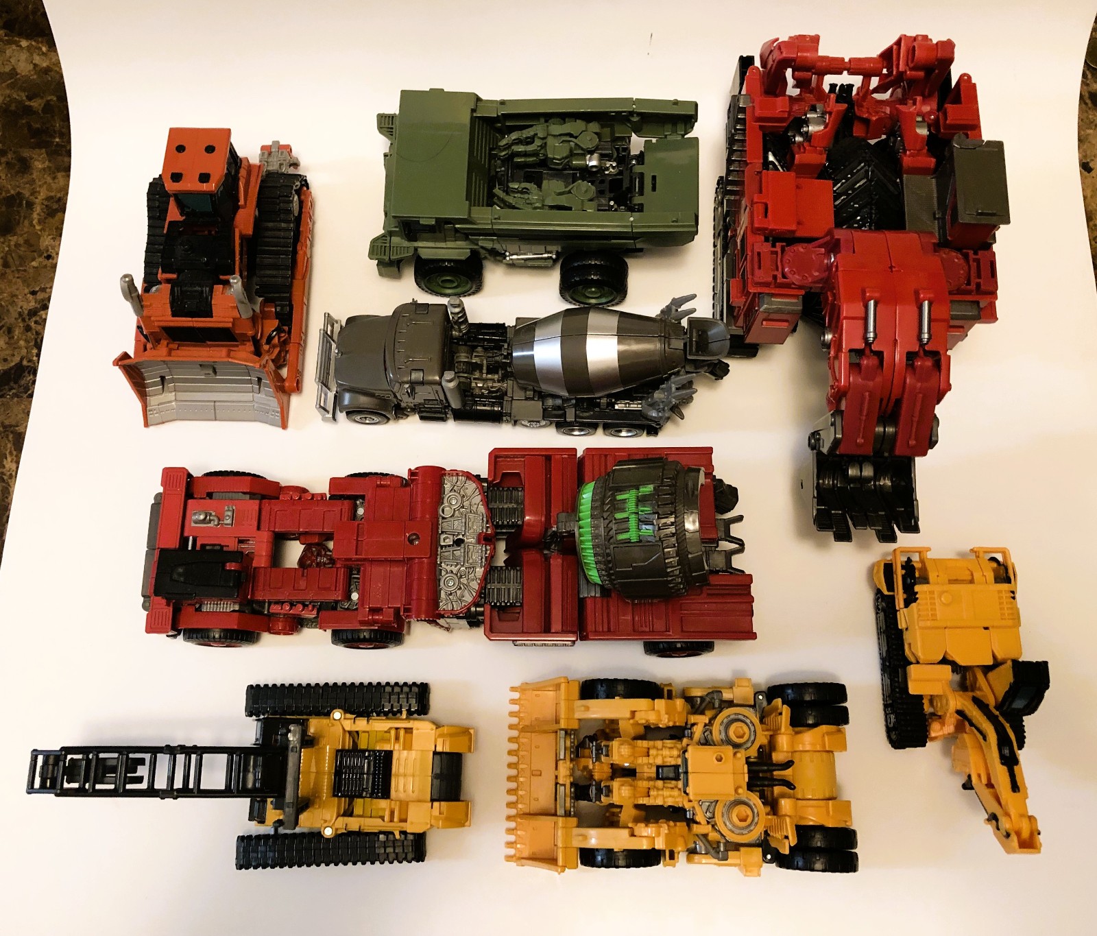 Hasbro Transformers Studio Series RotF Constructicons Devastator – All 8 Members