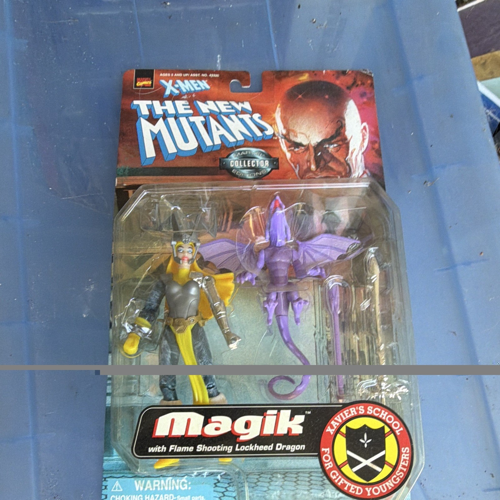 ToyBiz X-Men The New Mutants Magik Collector’s Edition Action Figure w/ Dragon