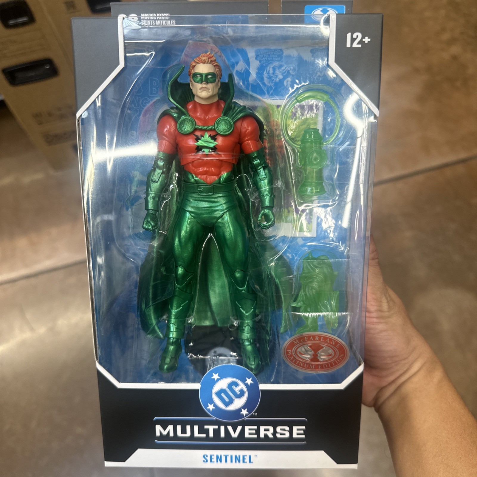 Mcfarlane DC Multiverse Sentinel Green Lantern Red Platinum…Rare…