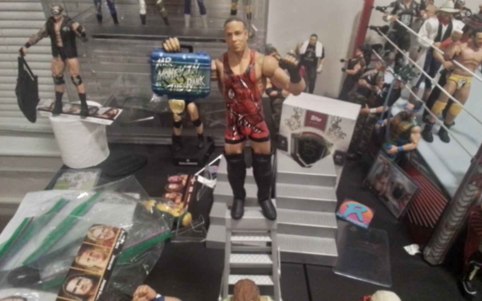 WWE Mattel Legends Series #29 MITB RVD OM ,Curt Henning,Bulldog & Bobby Henning