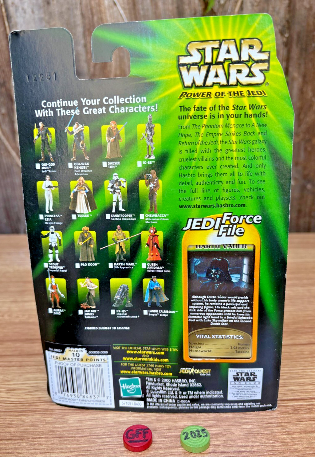 Star Wars – Darth Vader Emperors Wrath Power of the Jedi GDJ-P-211