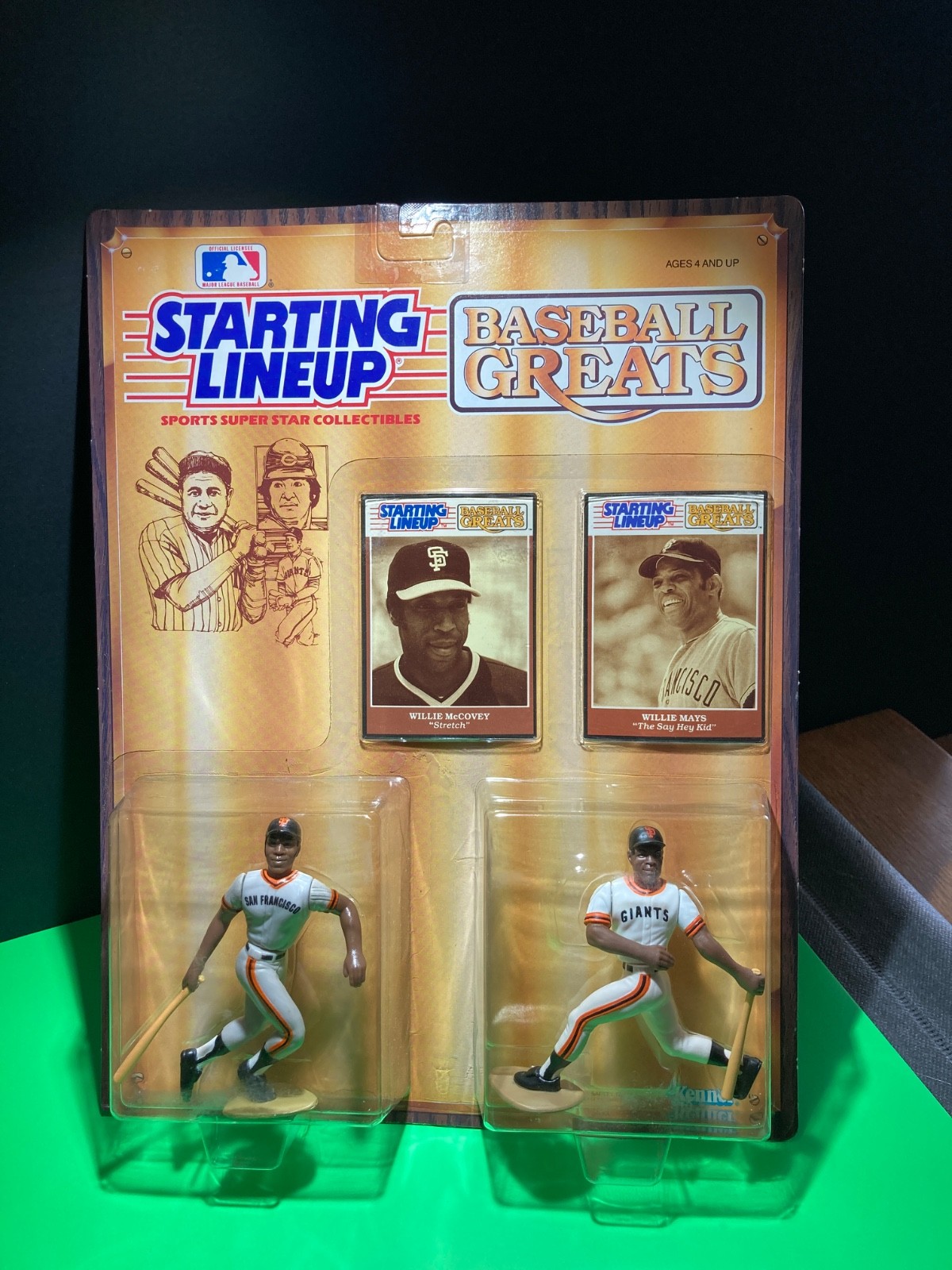 (12) 1989 Baseball Greats Willie McCovey- Willie Mays With Original Case