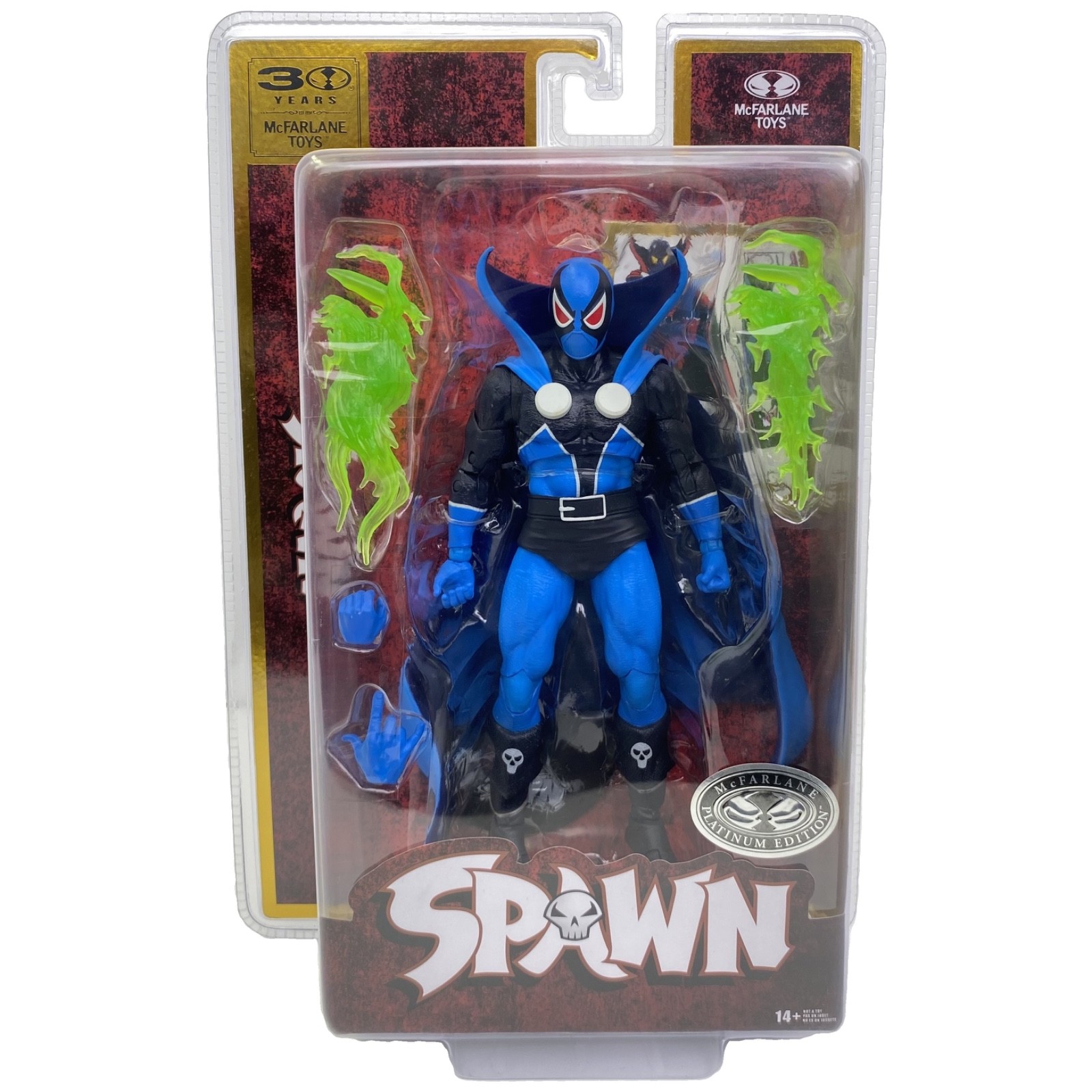 Spawn 30th Anniversary High School Spawn 7″ Action Figure McFarlane Platinum New