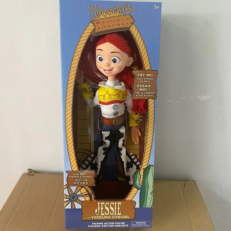 Woody Jessie Talking Figure Sing Soft Toy Anime Decoration Birthday Model Gift