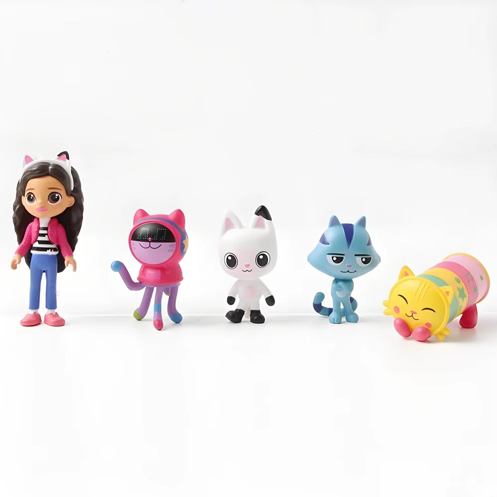 10pcs/set Gabby’s Dollhouse Action Figure Cute Doll Collection Model Toys