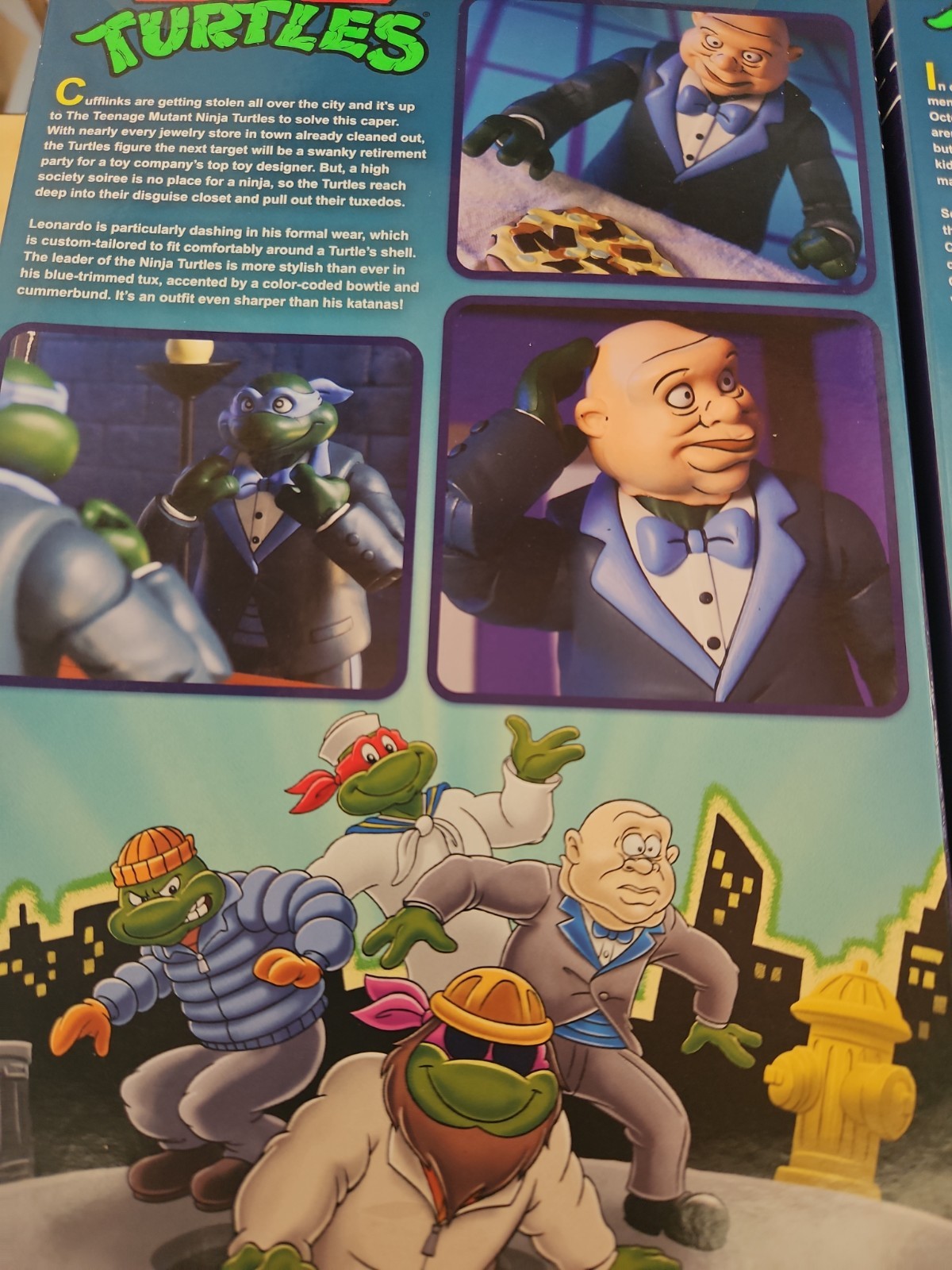 NECA TMNT Neighborhood Dudes: Mikey, Don, Leo, And Raph IN HAND Sailor Tux Con