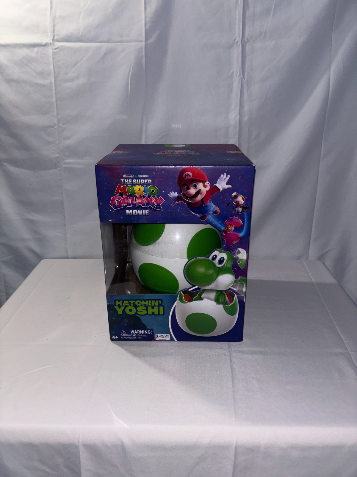 Hatchin’ Yoshi The Super Mario Galaxy Movie, Interactive Yoshi Figure IN HAND