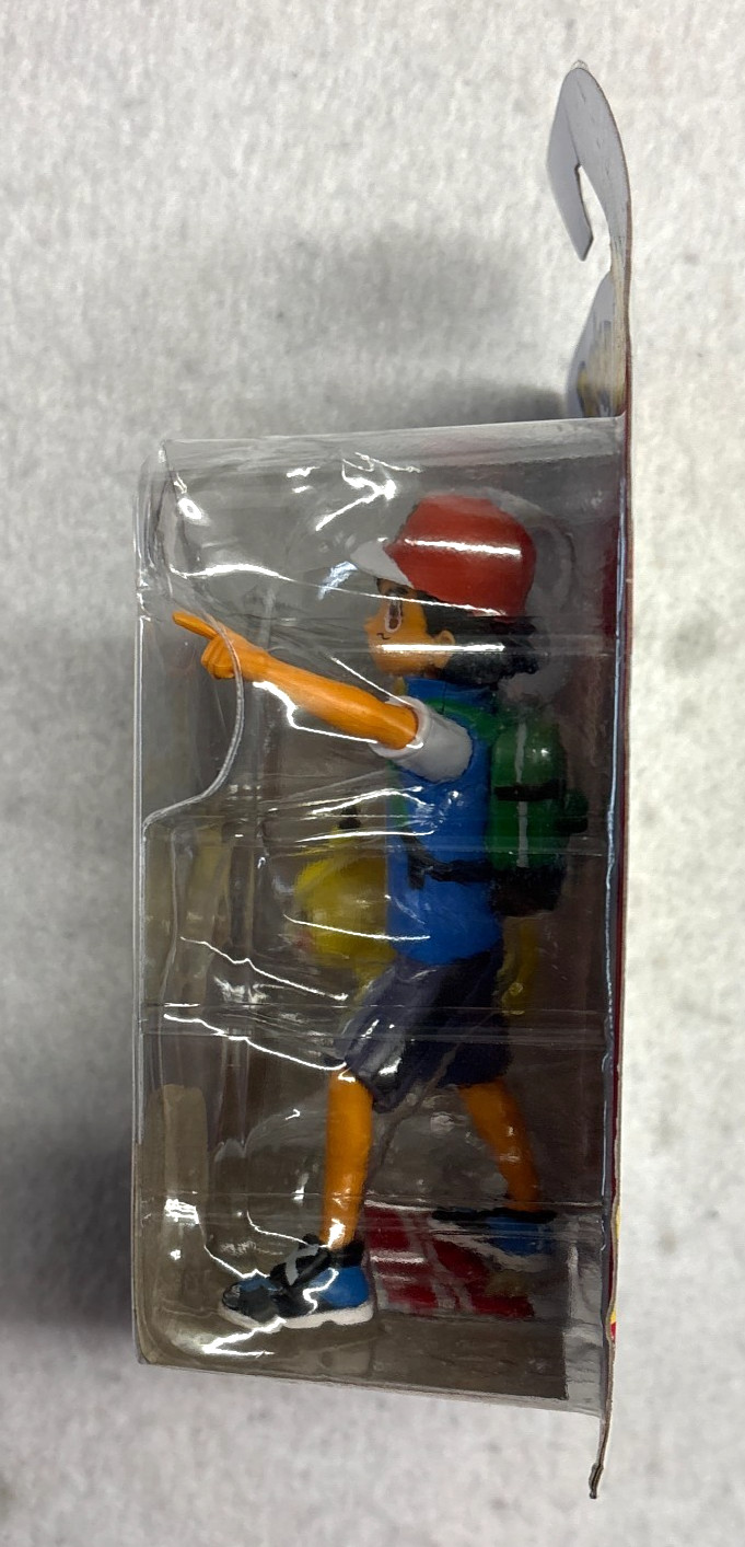 Pokémon Ash Ketchum Pikachu Battle Ready Figure 5″ Jazwares Deluxe 2022