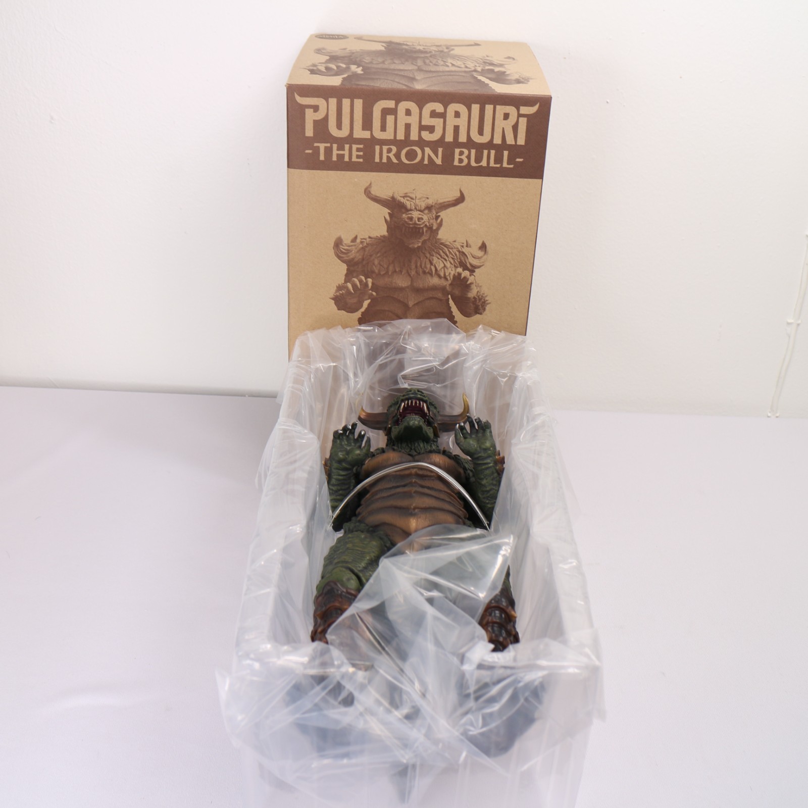 Pulgasauri The Iron Bull Deluxe 12-inch Soft Vinyl Figure Open Box Mondo Tees