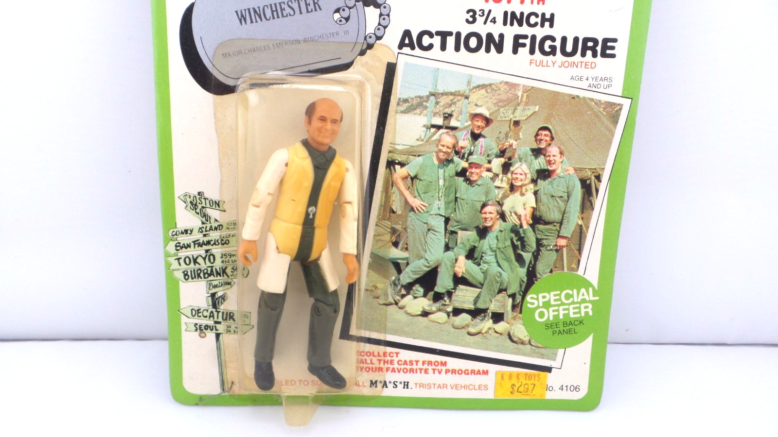 M*A*S*H* Mash TV Show 3.75″ Figure Charles E. Winchester By Tristar