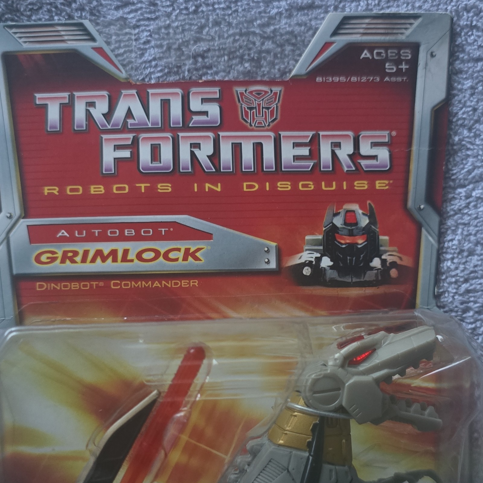 Transformers Deluxe Classic 6″ GRIMLOCK firing Missle launcher blaster 2006 MOC