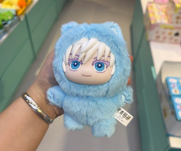 Hot Hidden Satoru Gojo EAKI Jujutsu Kaisen Cat Ear Plush Series Confirmed Figure