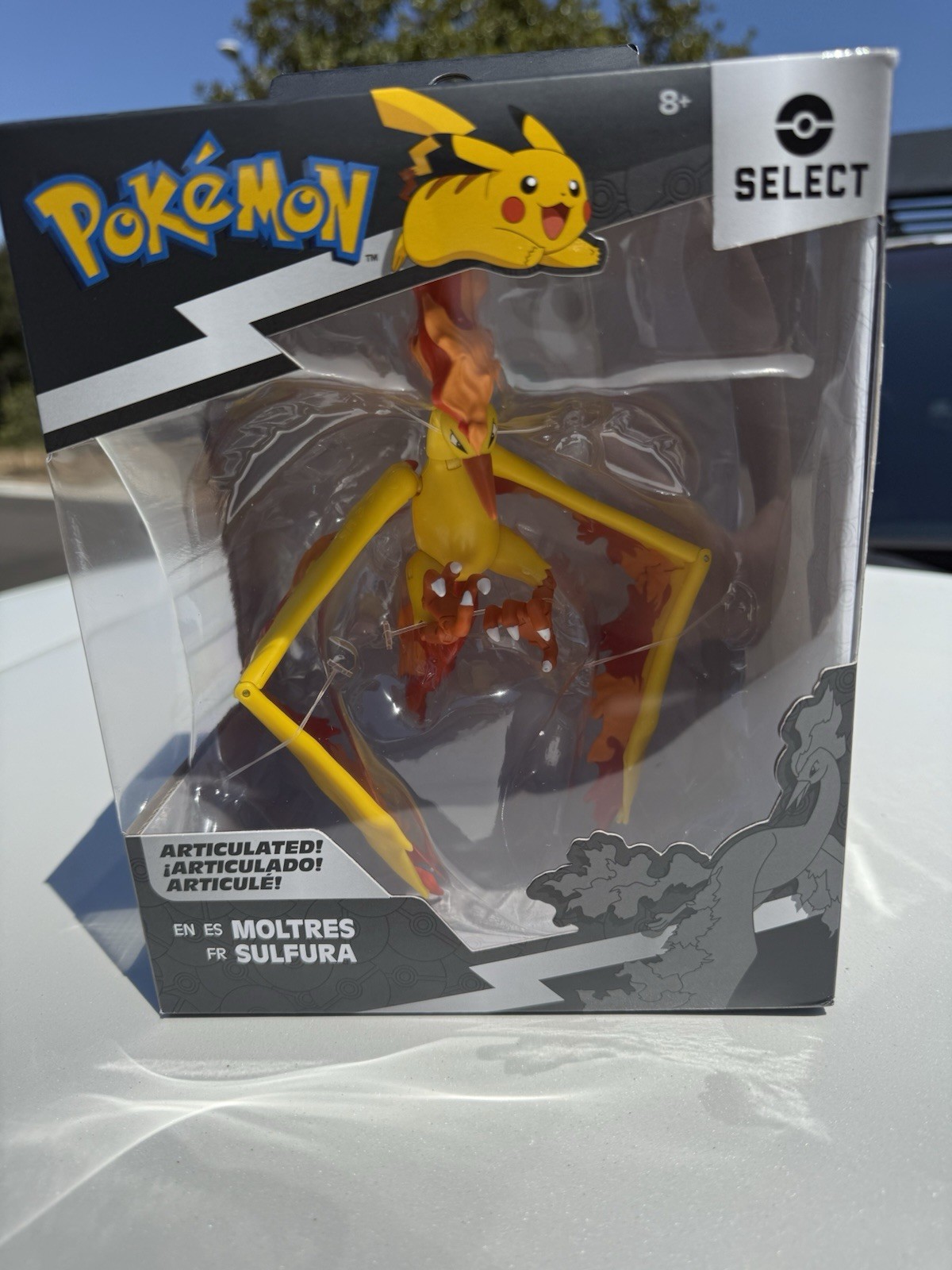 Pokemon Select Moltres Legendary Bird Series 3 Figure Jazwares New In Box