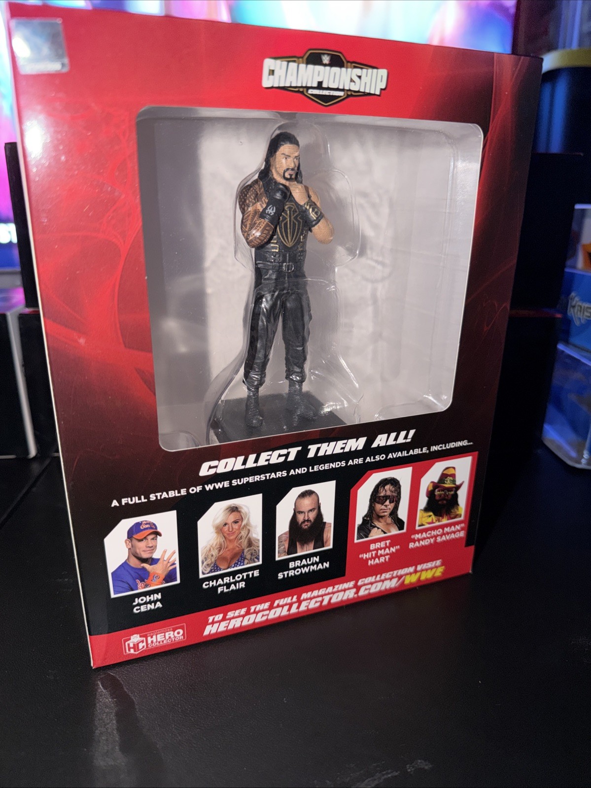 WWE Hero Collector Roman Reigns Eaglemoss Statue Championship Collection Boxed