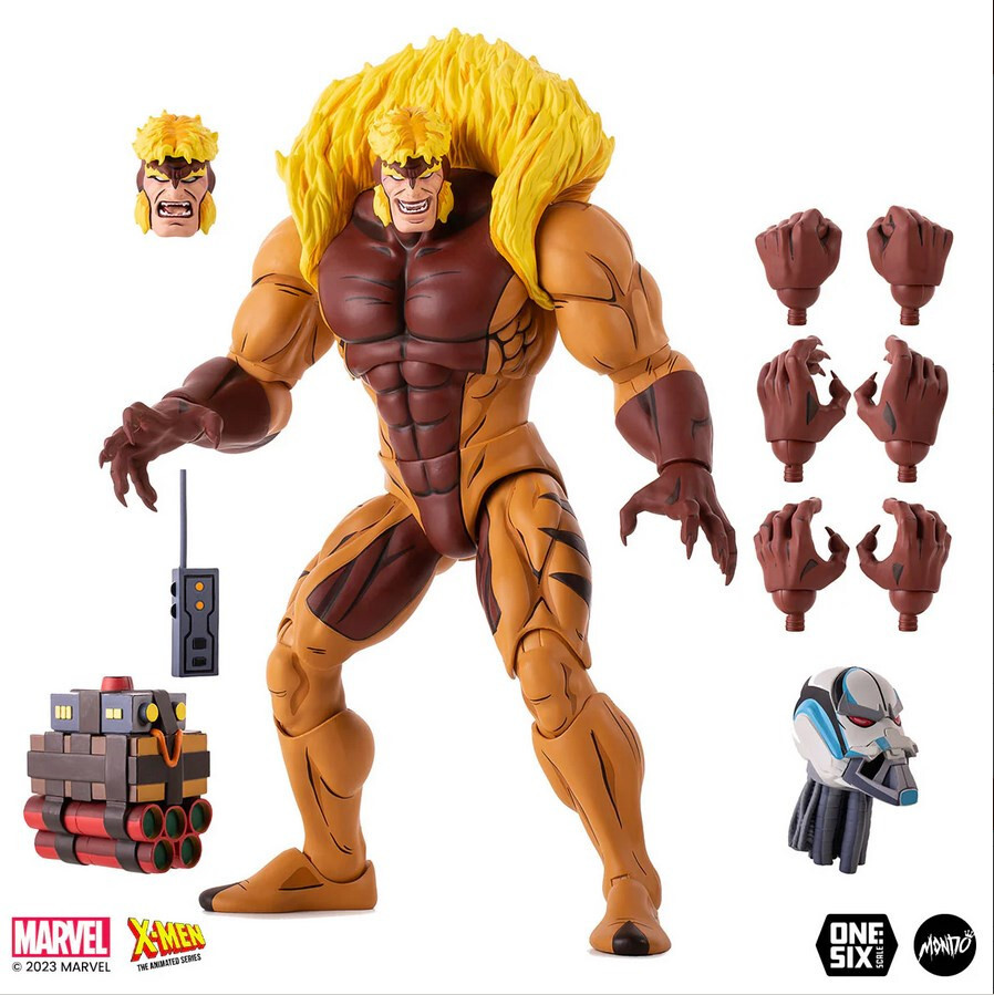 Mondo X-Men The Animated Series Sabretooth 1/6 Scale Figure Standard Edition